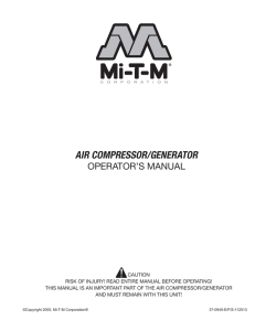 air compressor/generator - Mi-T-M