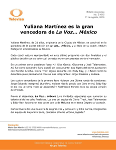 Yuliana Martínez es la gran vencedora de La Voz… México
