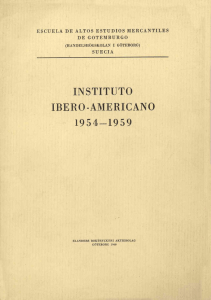 instituto ibero-americano 1954—1959