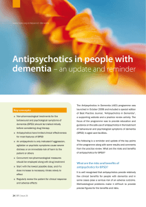 Antipsychotics in people with