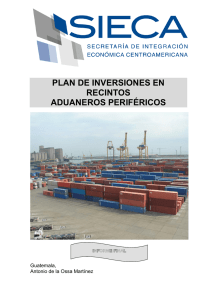 plan de inversiones en recintos aduaneros periféricos