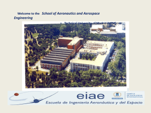 Aerospace Engineering - Escuela Técnica Superior de Ingeniería