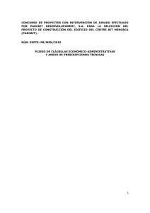 Pliego de cláusulas administrativas particulares (PDF de 398KB)