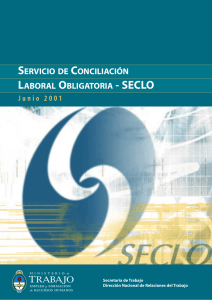 servicio de conciliación laboral obligatoria - seclo