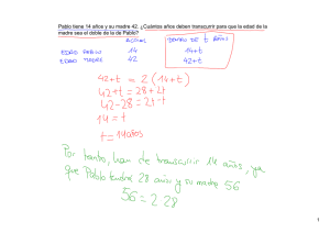 ejemplos resueltos de problemas de ecuaciones de primer grado