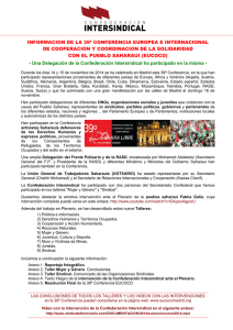 REUNION CLASIFICACION DE CATEGORIAS DEL DIA 17 – 11