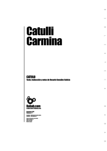 Catulli Carmina - Universidad Nacional Ecologica