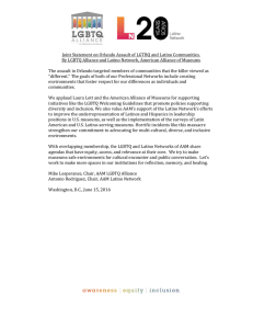 Joint Statement on Orlando Assault of LGTBQ and Latino