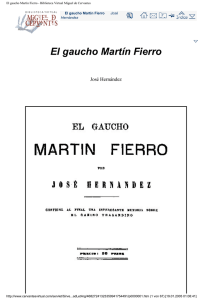 La vuelta de Martín Fierro - Biblioteca Virtual Miguel de Cervantes