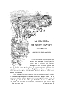 del pr&iacute;ncipe bonaparte