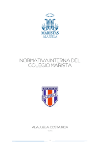 Normativa Interna 2014 - Colegio Marista de Alajuela