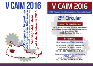 V CAIM 2016 - 5 al 7 de octubre de 2016