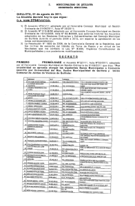 Page 1 I. MUNICIPALIDAD DE QUILLOTA SECRETARÍA