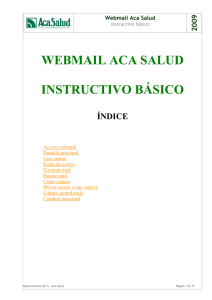 Webmail Aca Salud