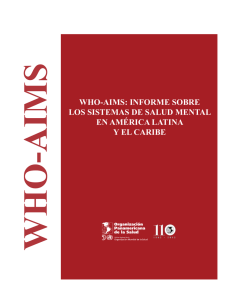 WHO-AIMS: Informe sobre los sistemas de salud