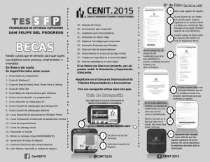 Cenit2015 @CENIT2015 CENIT 2015