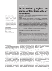 Enfermedad gingival en adolescentes: Diagnóstico y tratamiento.