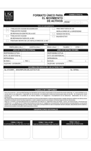 Page 1 USC FORMATO ÚNICOPARA NN.W. EL MOVIMIENTO