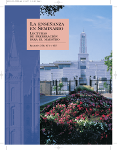 La Enseñanza en Seminario - The Church of Jesus Christ of Latter