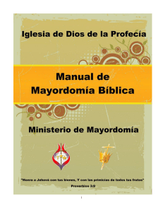 Manual de Mayordomía Bíblica