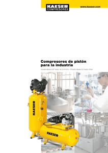Compresores de pistón para la industria
