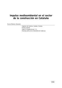 Impulso medioambiental en el sector de la construcción en Cataluña