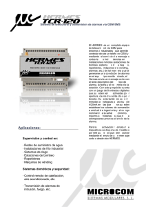 HERMES TCR120 - Hoja de Producto