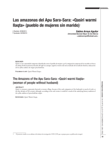 Las amazonas del Apu Sara-Sara: «Qasiri warmi llaqta» (pueblo de