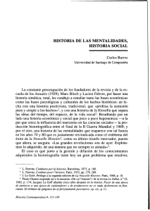 HISTORIA DE LAS MENTALIDADES, HISTORIA SOCIAL