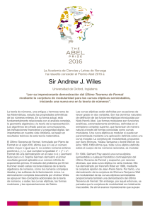 Sir Andrew J. Wiles