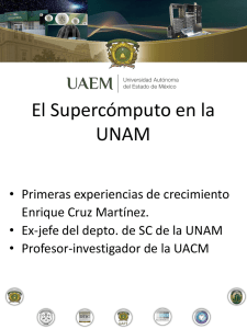 1. Supercómputo UNAM