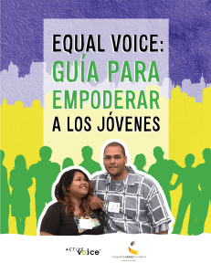 1 Equal Voice: Guía para Empoderar a los