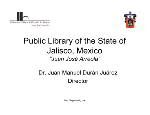 Public Library of the State of Jalisco, Mexico