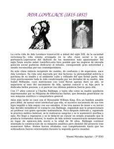 ADA LOVELACE (18151852)