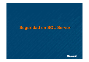 Seguridad en SQL Server