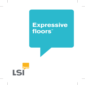 Expressive floors™