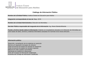 Dirección de Informática - transparenciamorelos.mx