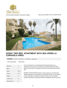 sunny two bed. apartment with sea views-la carihuela