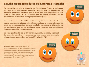 Estudio Neuropsicológico del Síndrome Postpolio