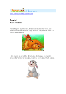Bambi Ilustrado - Cuentos infantiles