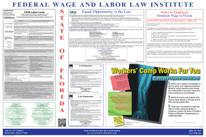 Minimum Wage, EEO, Child Labor Laws