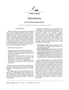 Hiponatremia - edigraphic.com
