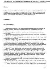 Agregaduría Militar, Naval y Aérea de la República Bolivariana de