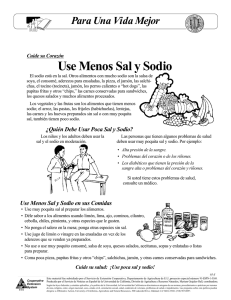 Use Menos Sal y Sodio - UC Agriculture and Natural Resources