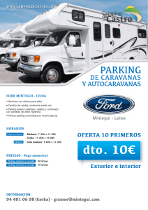 Page 1 PARKING DE CARAVANAS Y AUTOCARAVANAS FORD