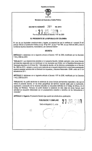 Decreto 2695 - Ministerio de Comercio, Industria y Turismo de