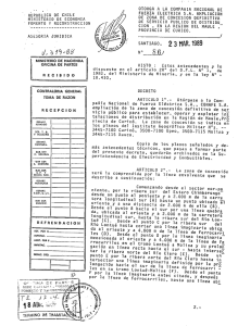 OTORGA A LA COMPAÑIA NACIONAL DE