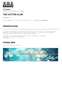 THE COTTON CLUB