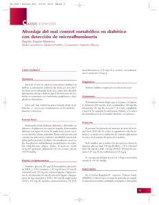 Abordaje del mal control metabólico en diabético con detección de