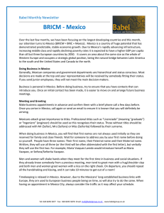 BRICM - Mexico